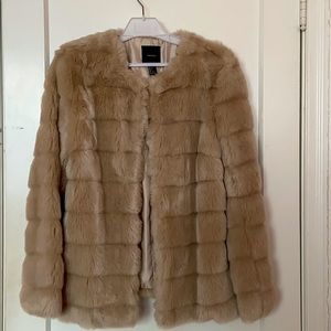 Faux Fur Parka/ Coat